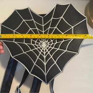 Spider Web Black bagpack